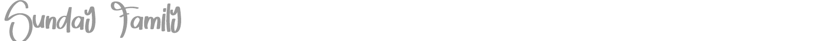 Sunday Family font preview